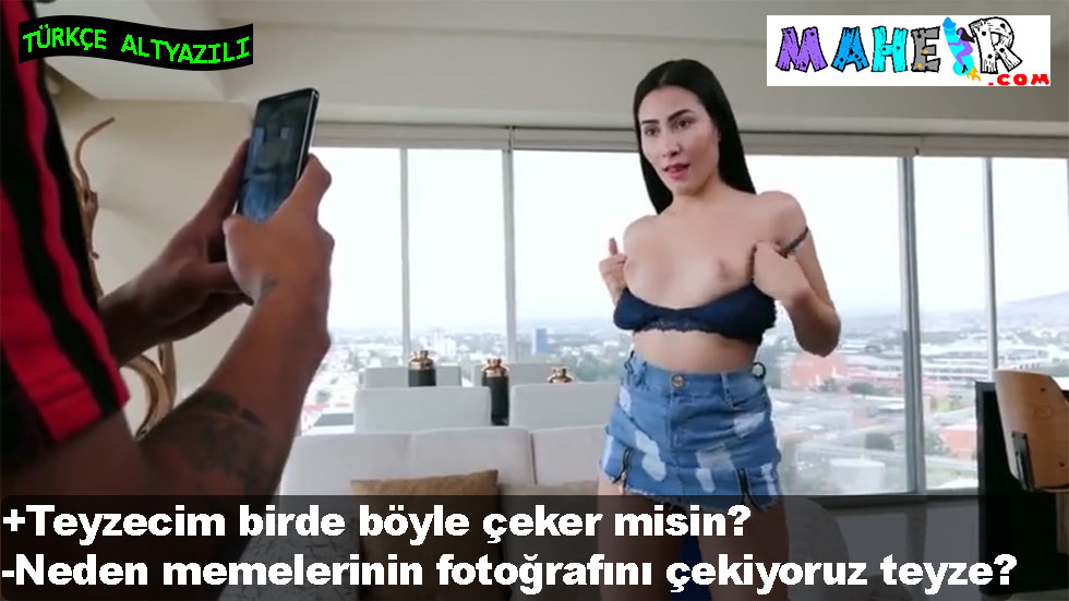 Teyzem facebookta paylaşmak için benden fotoğraf çekmemi istedi